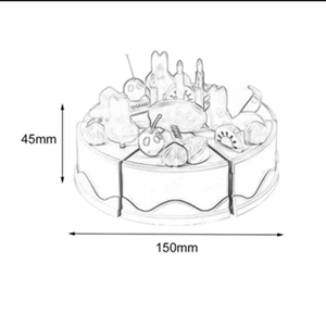 اسباب بازی کیک تولد سنسور دار موزیکال صورتی Birthday Cake_اسباب بازی لوازم خانگی